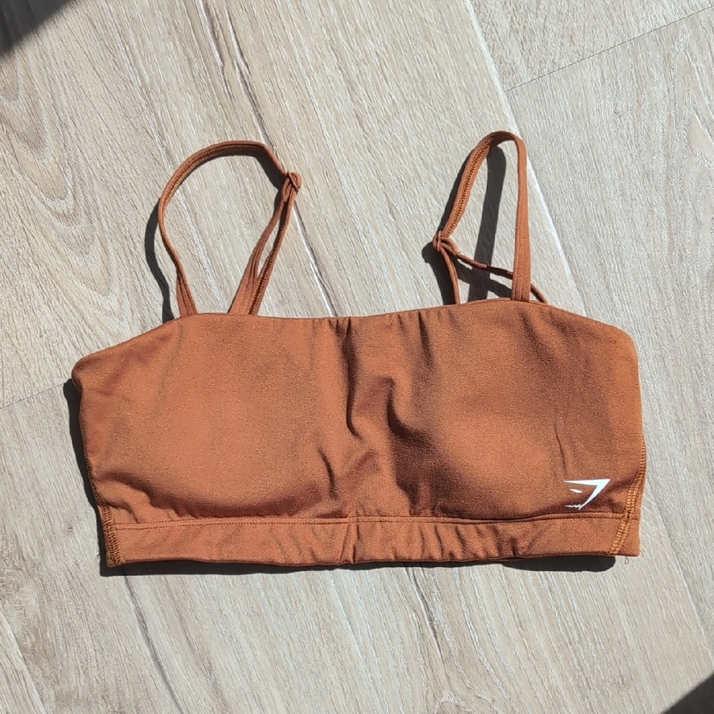 Gymshark Copper Bandeau Sports Bra